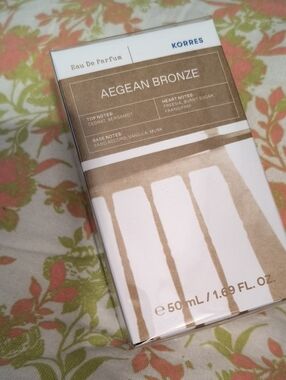 Korres Aegean Bronze Eau de Parfum — White & Bronze Box 🎁 Spray Mist